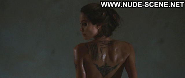 Angelina Jolie Wanted Tattoo Big Ass Posing Hot Babe Doll